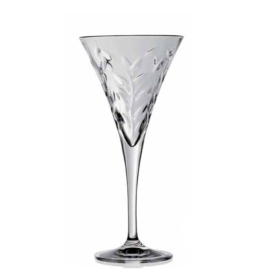 Rcr Cristalleria Italiana Laurus Set 6 Calici Vino 17 Cl Crystal Glass