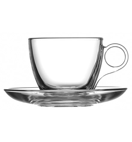 Pasabahce Marocchino Cherie Tazza Caffe' Cl 12,8 Con Piattino