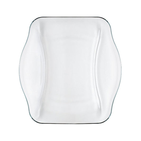 Bormioli Rocco Nettuno Trasparente Piatto Frutta Rettangolare Cm 18X18,9 In Vetro