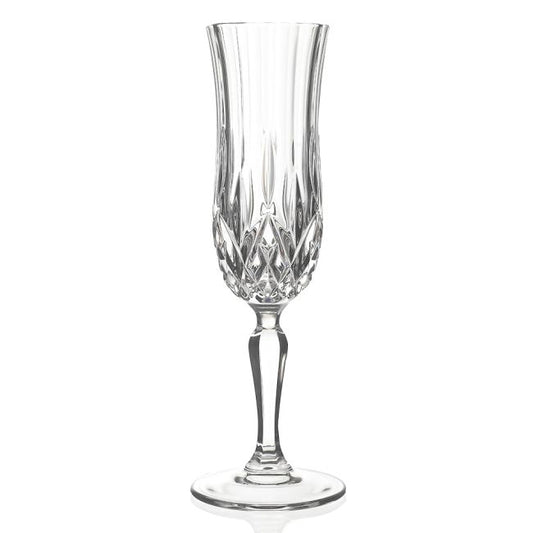 Rcr Cristalleria Italiana Opera Set 6 Calici Flute Champagne 13 Cl Crystal Glass