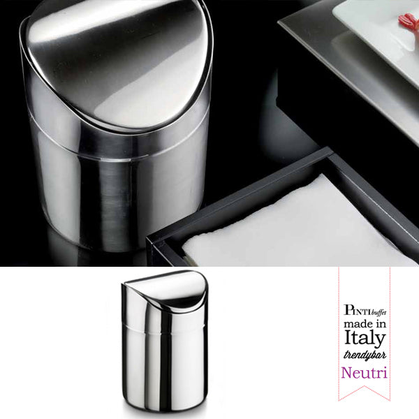 Pintinox Pattumiera Da Tavolo Trendybar Inox