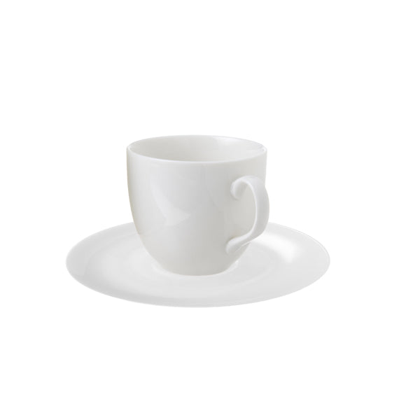 Tognana Perla Bone China Set 6 Tazze Caffè Cl 8,5 C/Piattino