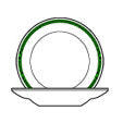 Royale Piatto Fondo Cm 22,5 Green Park