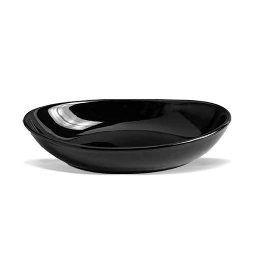 Royale Piatto Ovale Fondo Barchetta Cm 24 Nero