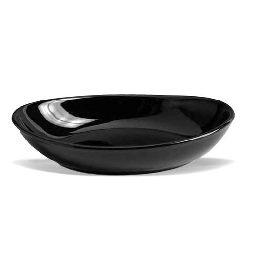 Royale Piatto Ovale Fondo Barchetta Cm 28 Nero
