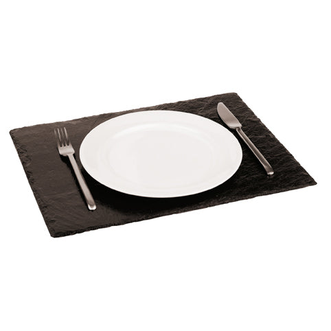 Paderno Piatto Rettangolare Cm 45X30 Ardesia Naturale