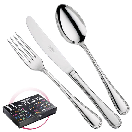 Pintinox Pinti Servizio Posate 24 Pz Filet In Scatola Iride