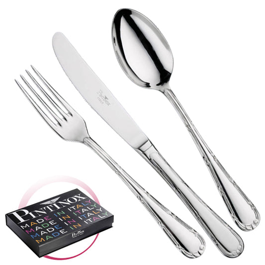 Pintinox Pinti Servizio Posate 24 Pz Filet In Scatola Iride