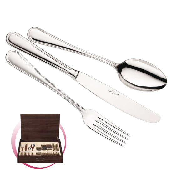 Pintinox Pinti Servizio Posate 24 Pz Sirio In Bauletto Legno