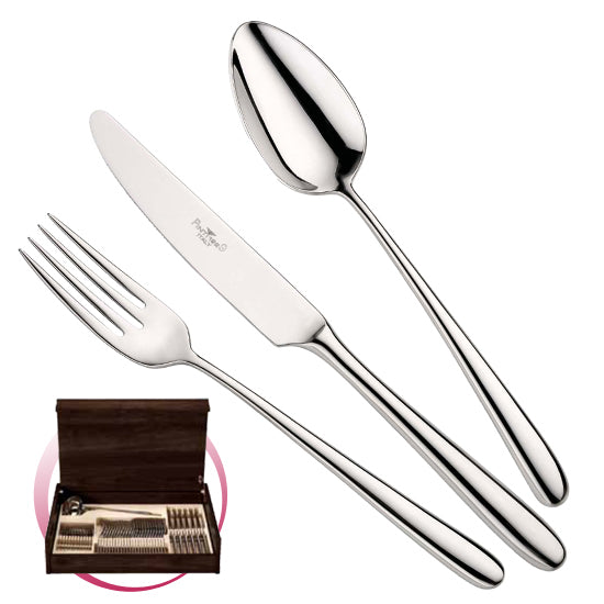 Pinti 1929 Pinti Set Posate Bramante 49 Pz In Bauletto Di Legno