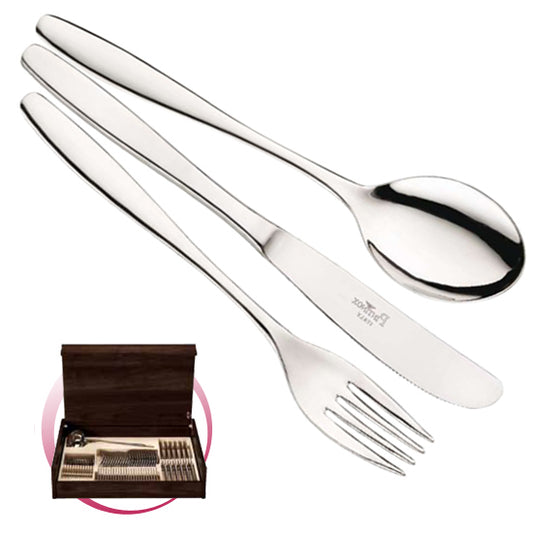 Pintinox Pinti Servizio Posate 49 Pz Ischia In Bauletto Legno