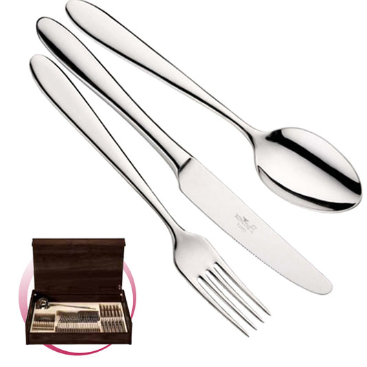 Pintinox Pinti Servizio Posate 49 Pz Ritz In Bauletto Legno