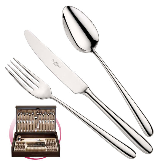 Pinti 1929 Pinti Set Posate Bramante 75 Pz In Bauletto Di Legno