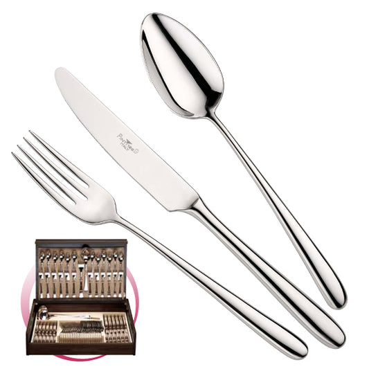 Pinti 1929 Pinti Set Posate Bramante 75 Pz In Bauletto Di Legno