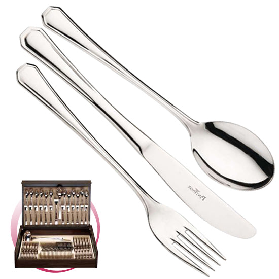 Pintinox Pinti Servizio Posate 75 Pz Brasilia In Bauletto Legno