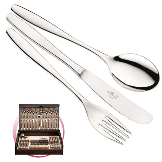 Pintinox Pinti Servizio Posate 75 Pz Ischia In Bauletto Legno