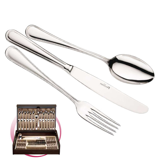 Pintinox Pinti Servizio Posate 75 Pz Sirio In Bauletto Legno