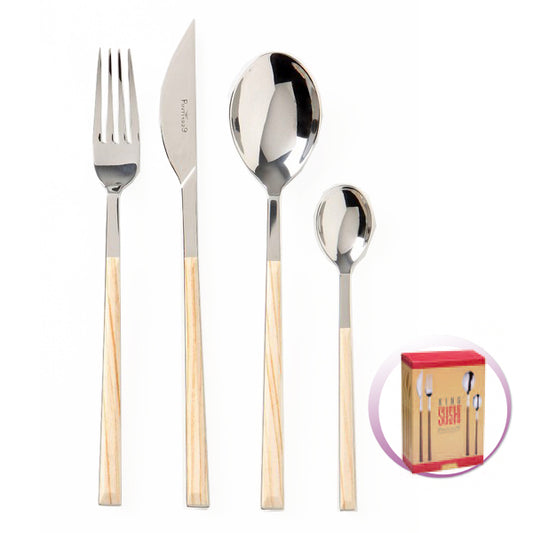 Pinti Inox Pinti Set Posate 24 Pz Sushi King Betulla In Scatola Regalo