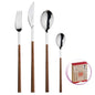Pinti Inox Pinti Set Posate 24 Pz Sushi Queen Mogano In Scatola Regalo