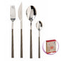 Pinti Inox Pinti Set Posate 24 Pz Sushi Queen Wenge In Scatola Regalo