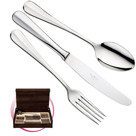 Pinti 1929 Pinti Set Posate Baguette 49 Pz In Bauletto Di Legno