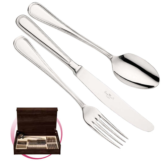 Pinti 1929 Pinti Set Posate Byron 49 Pz In Bauletto Di Legno