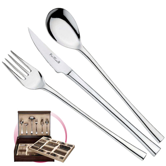 Pinti 1929 Pinti Set Posate Concept 126 Pz In Bauletto Di Legno