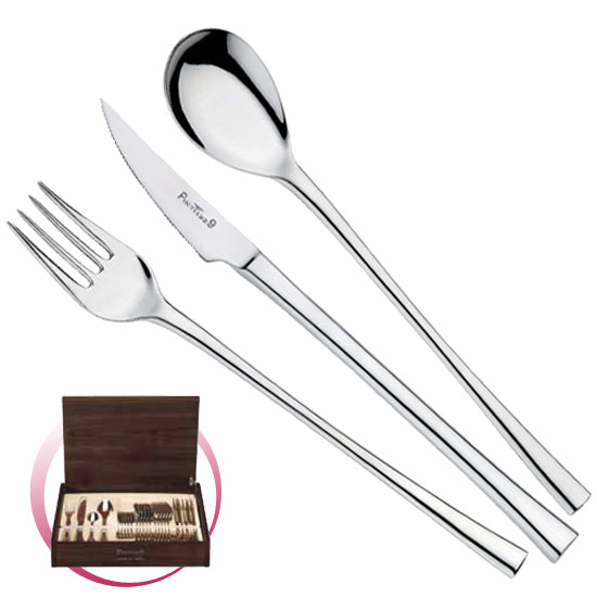 Pinti 1929 Pinti Set Posate Concept 24 Pz In Bauletto Di Legno