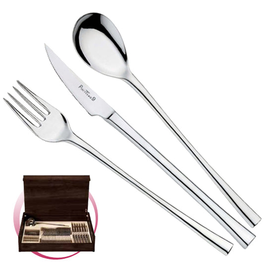 Pinti 1929 Pinti Set Posate Concept 49 Pz In Bauletto Di Legno