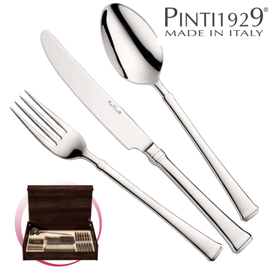 Pinti 1929 Pinti Set Posate Hermitage 49 Pz In Bauletto Di Legno