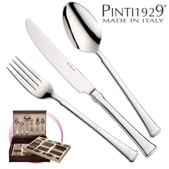 Pinti 1929 Pinti Set Posate Hermitage 126 Pz In Bauletto Di Legno