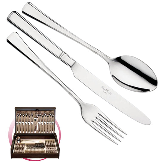 Pintinox Pinti Set Posate Leonardo 75 Pz In Bauletto Di Legno