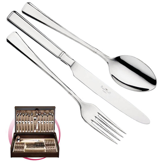 Pintinox Pinti Set Posate Leonardo 75 Pz In Bauletto Di Legno