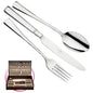 Pintinox Pinti Set Posate Leonardo 75 Pz In Bauletto Di Legno