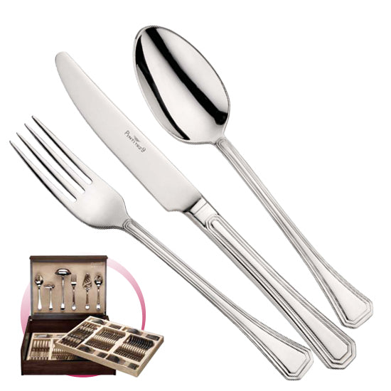 Pinti 1929 Pinti Set Posate Octavia 126 Pz In Bauletto Di Legno