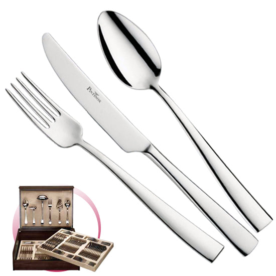 Pintinox Pinti Set Posate Palace 126 Pz In Bauletto Di Legno