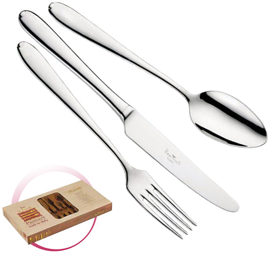 Pinti 1929 Pinti Set Posate Palladium 24 Pz In Scatola Window