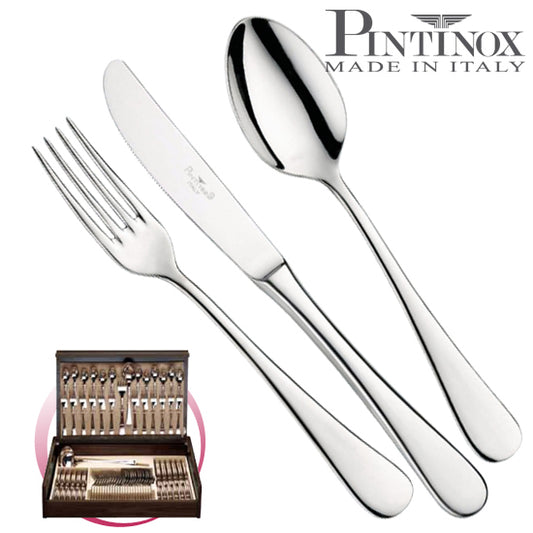 Pinti 1929 Pinti Set Posate Pitagora 75 Pz In Bauletto Di Legno