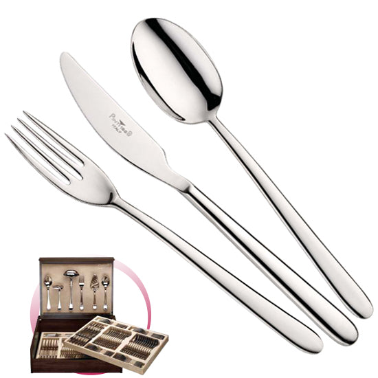 Pinti 1929 Pinti Set Posate Privilege 126 Pz In Bauletto Di Legno