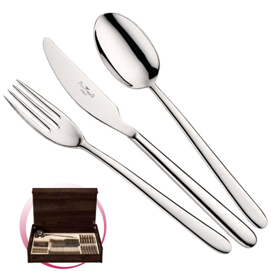 Pinti 1929 Pinti Set Posate Privilege 49 Pz In Bauletto Di Legno