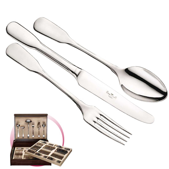 Pinti 1929 Pinti Set Posate Spaten 126 Pz In Bauletto Di Legno