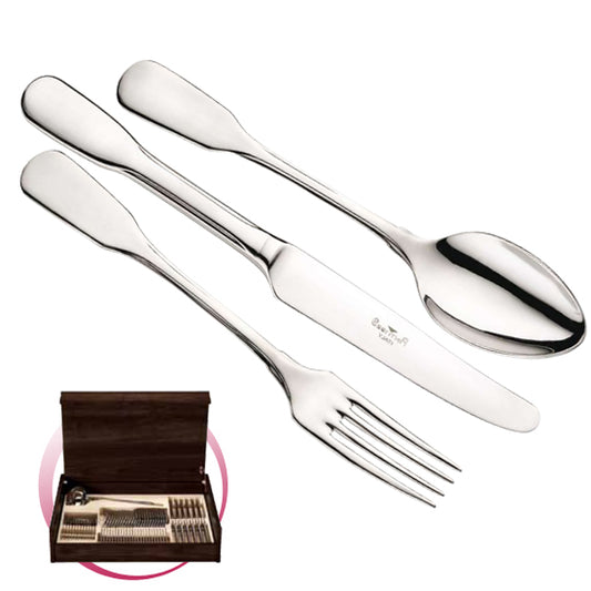 Pinti 1929 Pinti Set Posate Spaten 49 Pz In Bauletto Di Legno