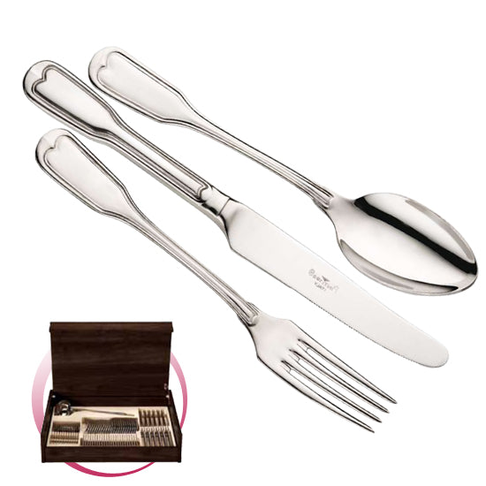 Pinti 1929 Pinti Set Posate Vittoriale 49 Pz In Bauletto Di Legno