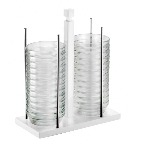 Pintinox Porta Ciotole Con 24 Ciotole Cm 12