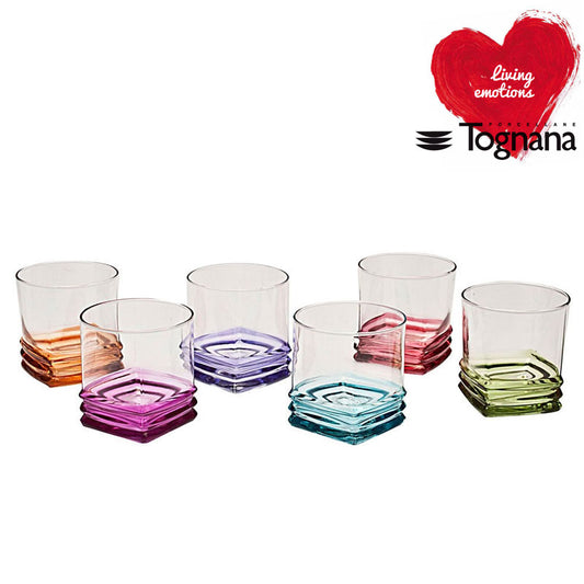 Tognana Quadri Aloha Tognana Set 6 Bicchieri Multicolors