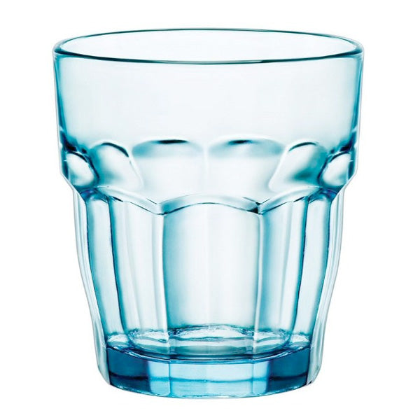 Bormioli Rocco Rock Bar Bicchiere Rocks 27 Cl Azzurro