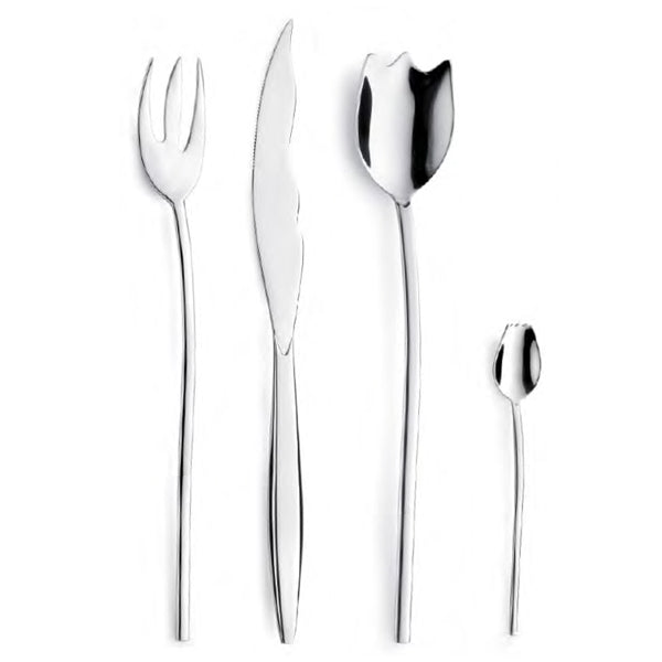 Pintinox 1929 Servizio Posate 24 Pz Tulipani Estra