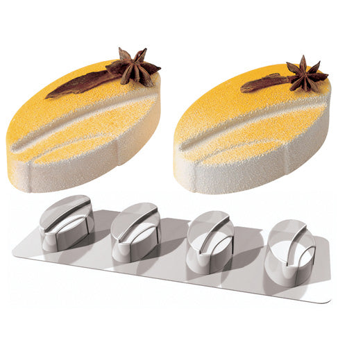 Paderno Stampo Semifreddo Ovale C/Decoro Cavo