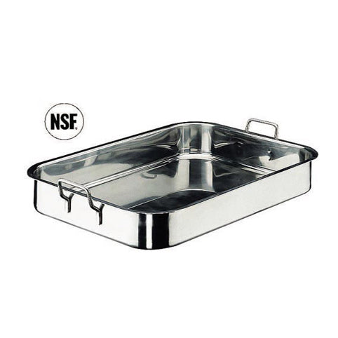 Paderno Tegame Rettangolare M/Fisse Cm 61 Inox Pesante