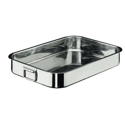 Paderno Tegame Rettangolare M/Snodate Cm 35 Inox